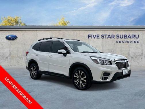 Crystal White Pearl 2020 Subaru Forester Limited