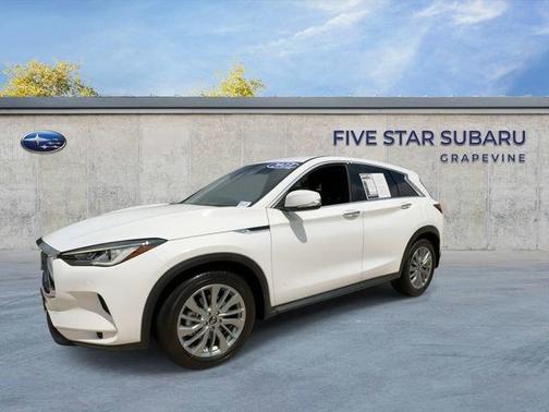 Lunar White 2023 INFINITI QX50 Pure