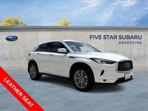 Lunar White 2023 INFINITI QX50 Pure