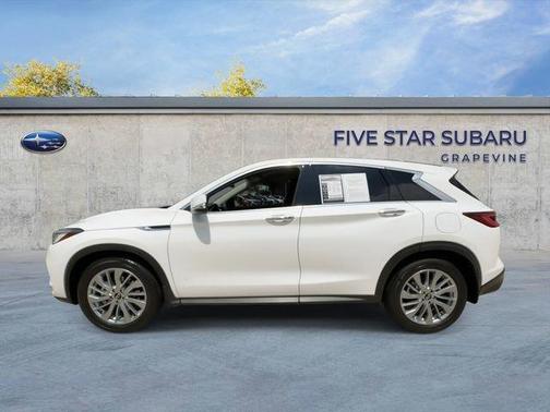 Lunar White 2023 INFINITI QX50 Pure