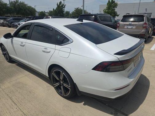 White 2024 Honda Accord Hybrid Sport