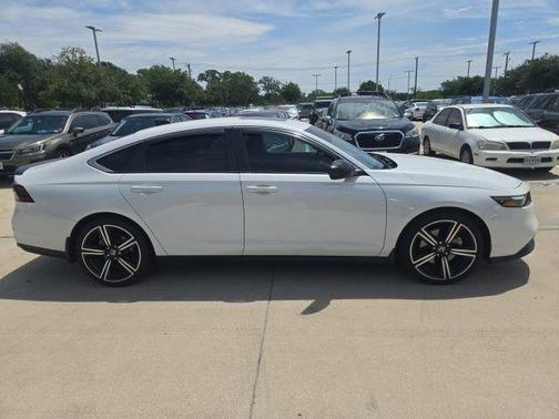 White 2024 Honda Accord Hybrid Sport