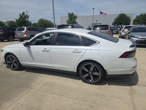 White 2024 Honda Accord Hybrid Sport