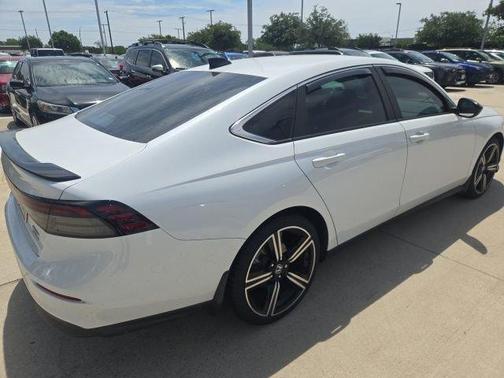 White 2024 Honda Accord Hybrid Sport