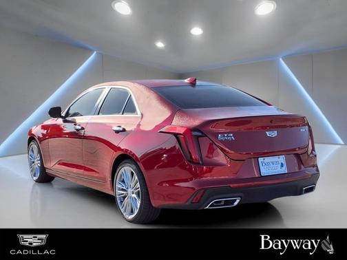 Radiant Red 2025 Cadillac CT4 Premium Luxury