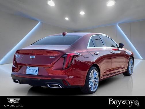 Radiant Red 2025 Cadillac CT4 Premium Luxury