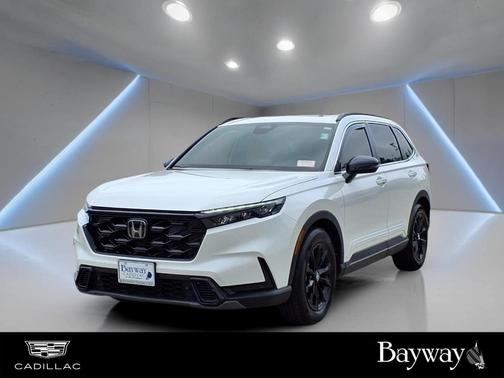 Platinum White Pearl 2025 Honda CR-V Hybrid Sport-L