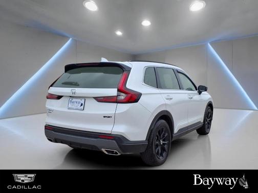 Platinum White Pearl 2025 Honda CR-V Hybrid Sport-L