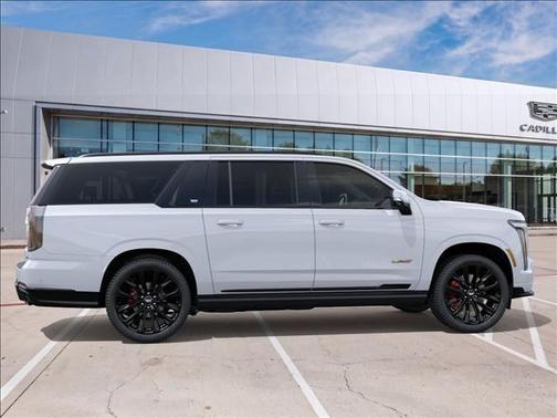 Vibrant White 2026 Cadillac Escalade ESV V-Series