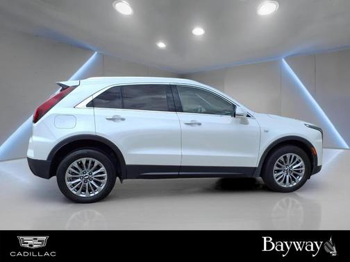 Crystal White Tri-Coat 2024 Cadillac XT4 Premium Luxury