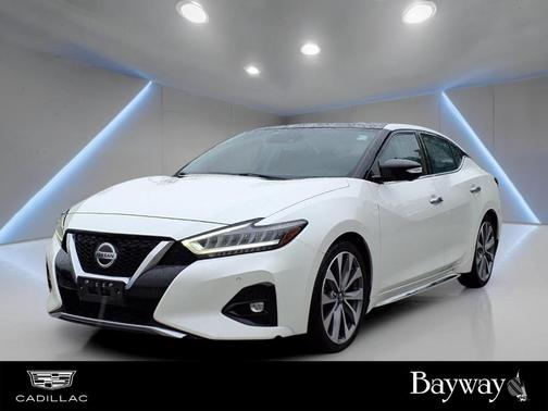 White 2020 Nissan Maxima 3.5 Platinum