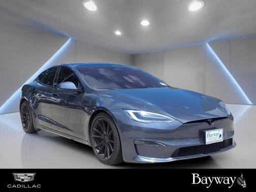 Black 2021 Tesla Model S Plaid