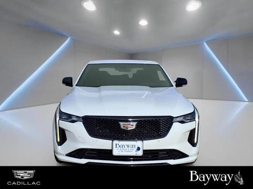 Summit White 2023 Cadillac CT4 Premium Luxury