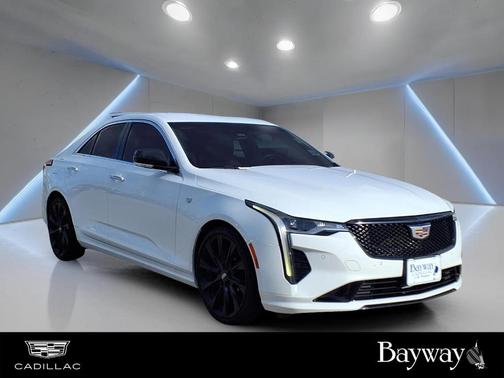 Summit White 2023 Cadillac CT4 Premium Luxury