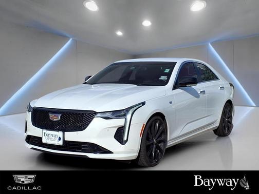Summit White 2023 Cadillac CT4 Premium Luxury