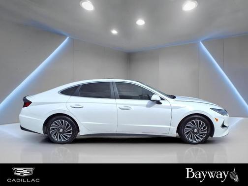 Hyper White 2021 Hyundai SONATA Hybrid Limited