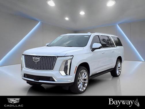 Vibrant White 2026 Cadillac Escalade ESV Platinum Luxury