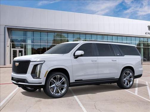 Vibrant White 2026 Cadillac Escalade ESV Sport