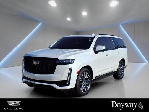 Crystal White Tri-Coat 2021 Cadillac Escalade Sport