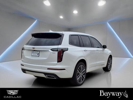Crystal White Tri-Coat 2025 Cadillac XT6 Sport AWD