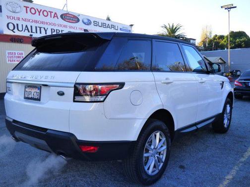 WHITE 2016 Land Rover Range Rover Sport Supercharged SE