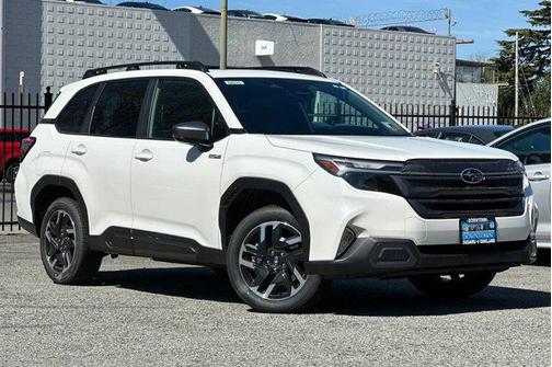 Crystal White Pearl 2026 Subaru Forester Hybrid Limited