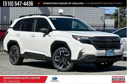 Crystal White Pearl 2026 Subaru Forester Hybrid Limited