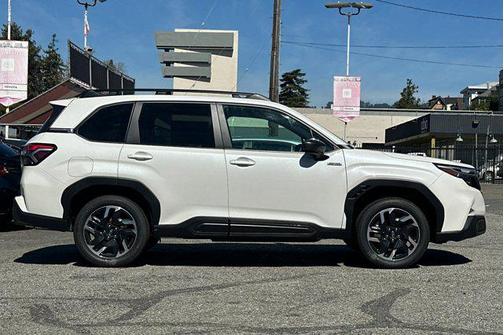 Crystal White Pearl 2026 Subaru Forester Hybrid Limited