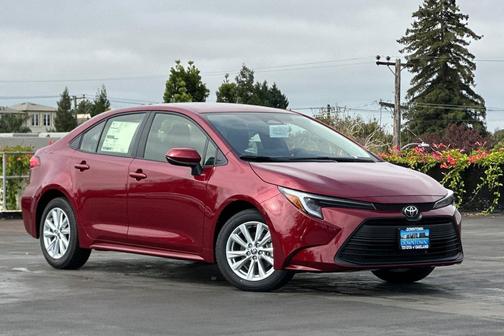 Ruby Flare Pearl 2026 Toyota Corolla Hybrid LE
