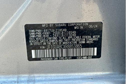 2024 Subaru Impreza Base