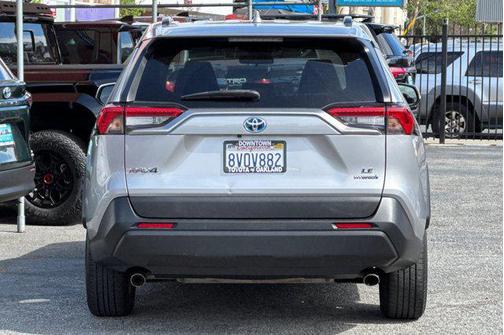 SILVER SKY METALLIC 2021 Toyota RAV4 Hybrid LE