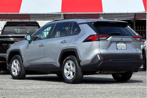 SILVER SKY METALLIC 2021 Toyota RAV4 Hybrid LE