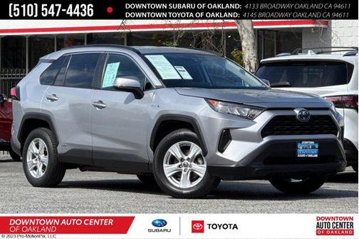 SILVER SKY METALLIC 2021 Toyota RAV4 Hybrid LE