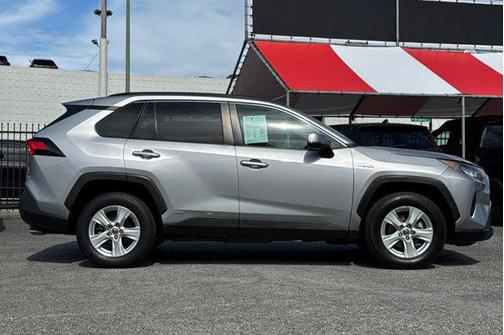 SILVER SKY METALLIC 2021 Toyota RAV4 Hybrid LE