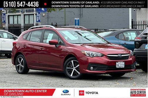 Crimson Red Pearl 2022 Subaru Impreza Premium