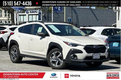 Crystal White Pearl 2024 Subaru Crosstrek Premium
