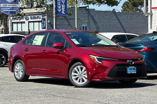 Ruby Flare Pearl 2026 Toyota Corolla Hybrid LE