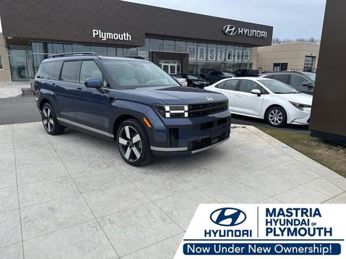 Blue 2025 Hyundai SANTA FE Limited