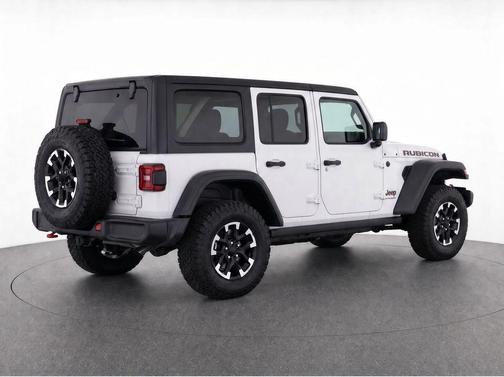 Bright White Clearcoat 2025 Jeep Wrangler Rubicon