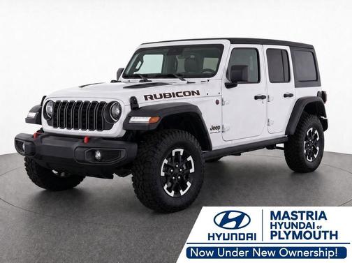 Bright White Clearcoat 2025 Jeep Wrangler Rubicon