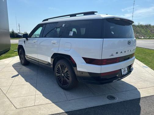 White 2026 Hyundai SANTA FE HEV Calligraphy