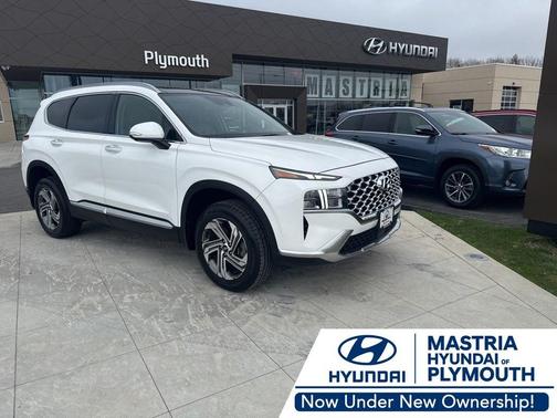 White 2023 Hyundai SANTA FE SEL