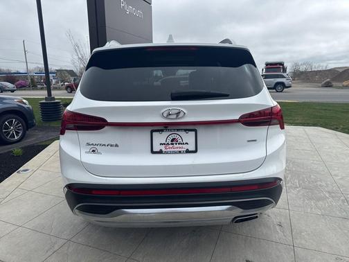 White 2023 Hyundai SANTA FE SEL