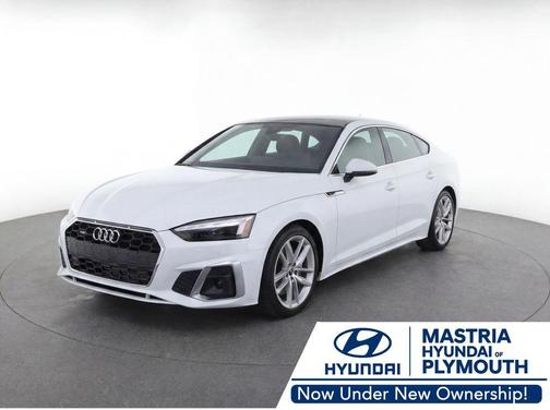 Arkona White 2024 Audi A5 Sportback 45 S line quattro Premium