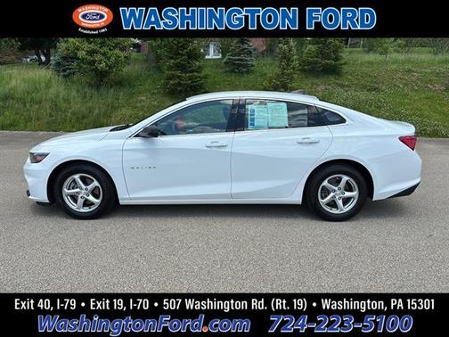 Summit White 2018 Chevrolet Malibu 1LS