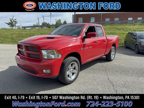 Flame Red Clearcoat 2012 RAM 1500 Sport