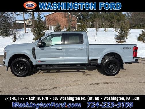 Glacier Gray Metallic Tri-Coat 2024 Ford F-250 Lariat