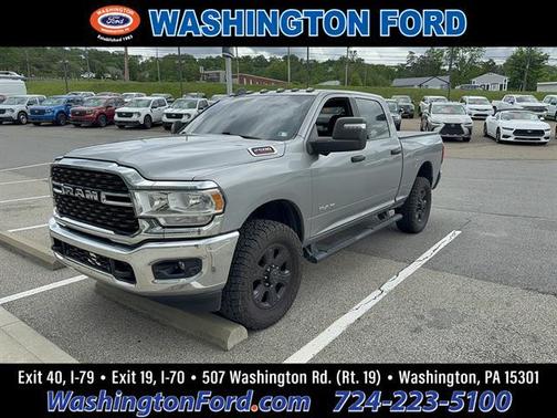 Billet Silver Metallic Clearcoat 2023 RAM 2500 Big Horn Crew Cab 4x4 6'4' Box