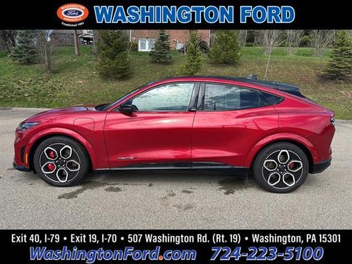 Rapid Red Metallic Tinted Clearcoat 2024 Ford Mustang Mach-E GT