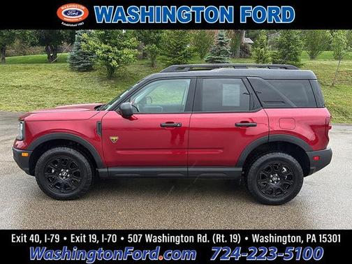 Ruby Red Metallic Tinted Clearcoat 2025 Ford Bronco Sport Badlands